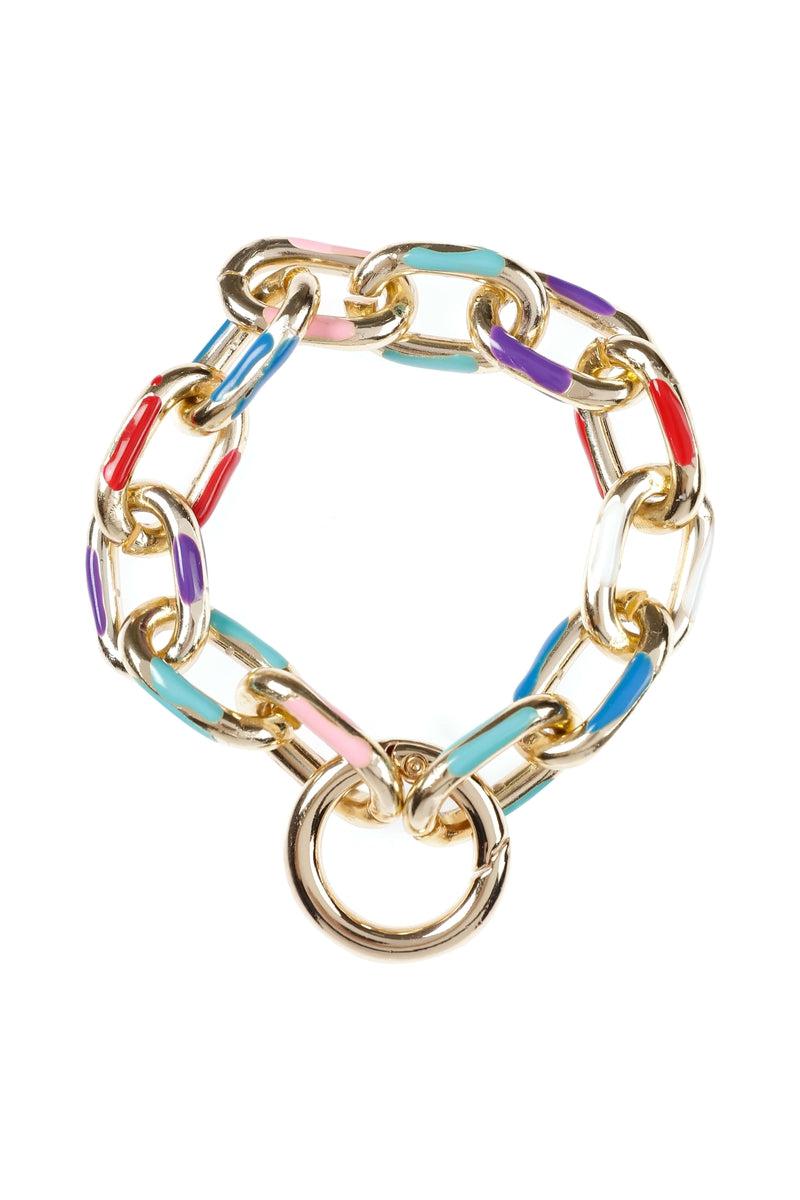 Colorful Thick Chain Bracelet