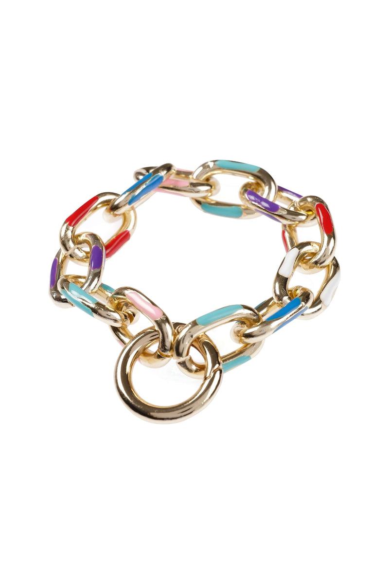 Colorful Thick Chain Bracelet