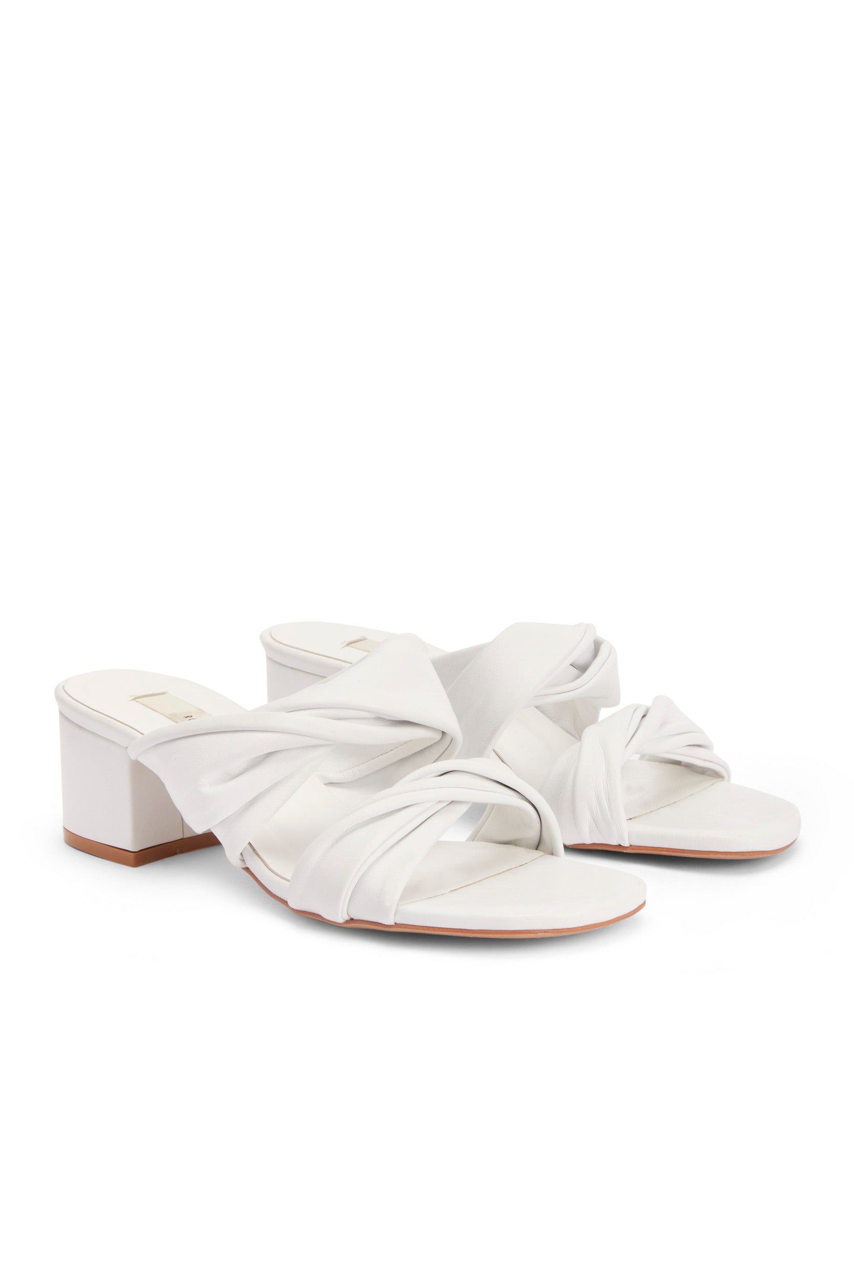 White Heeled Sandals