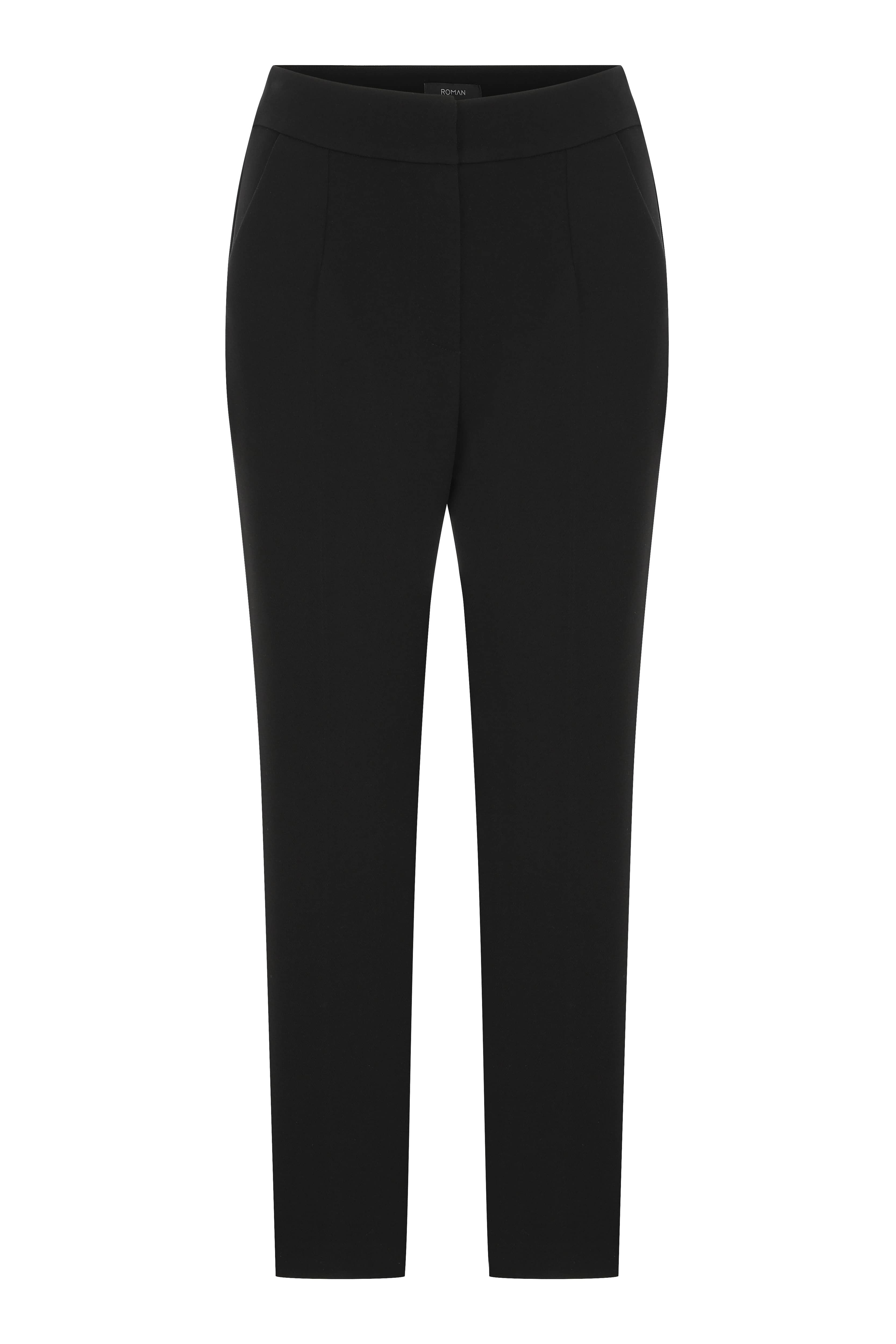 Formal Cropped Women's Pants---[BLACK]