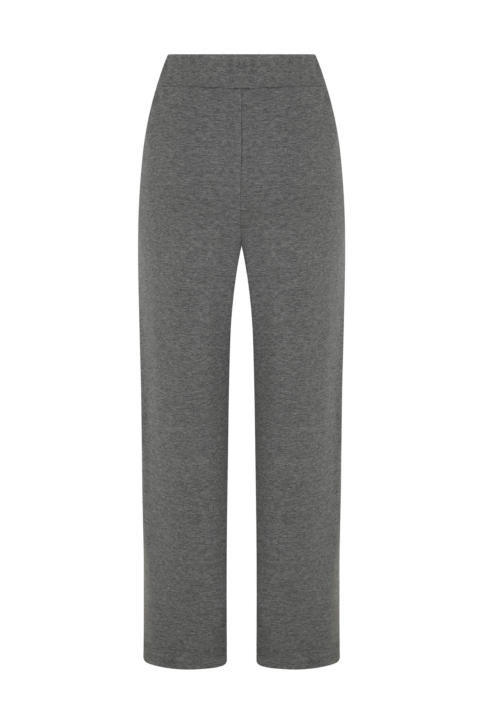 Grey Embroidered Sweatpants - Loungewear
