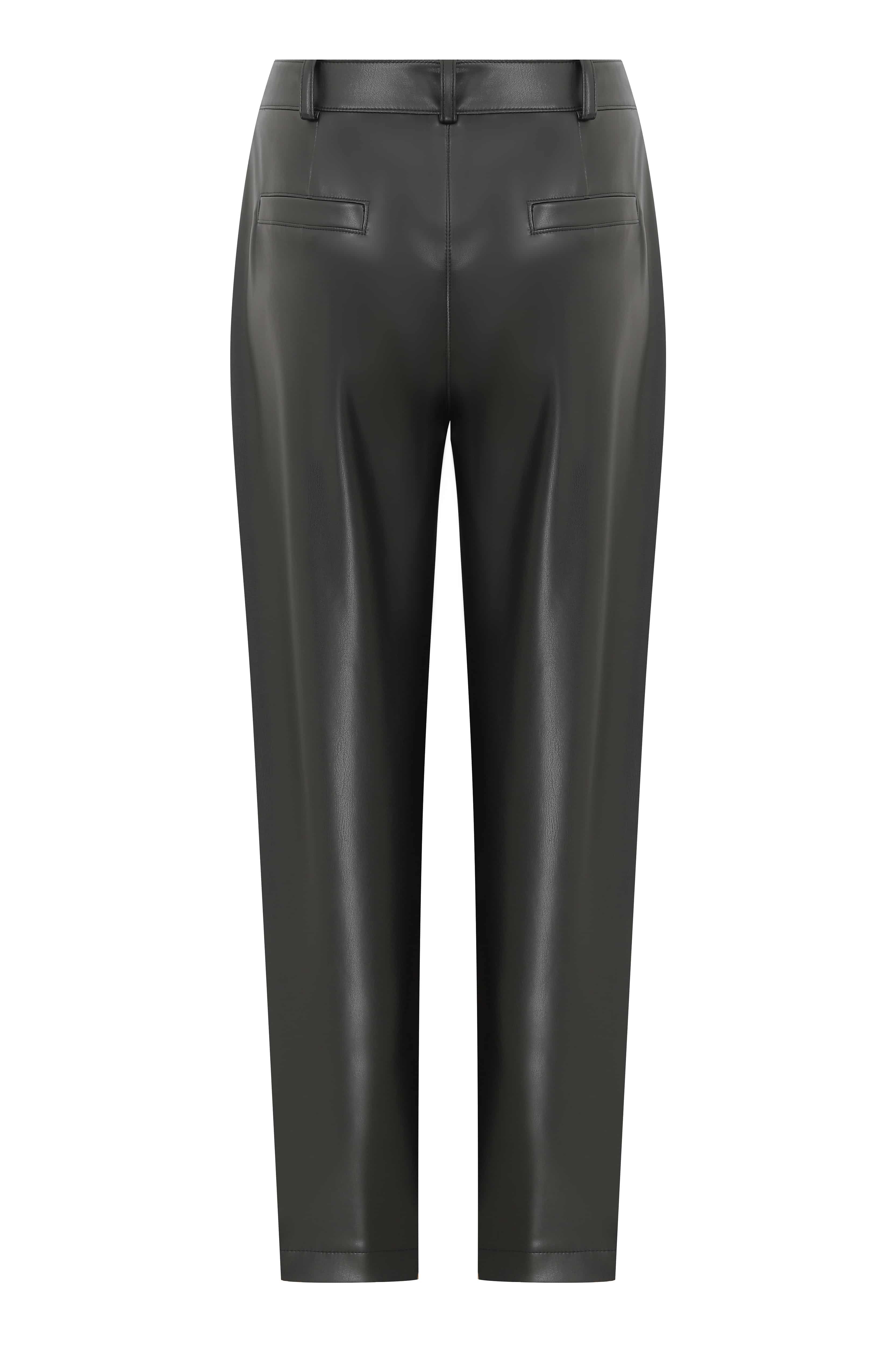 Leather Look Women's Trousers ---[BLACK]
