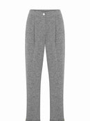 Pleated Gray Women's Trousers --[ORIGINAL]