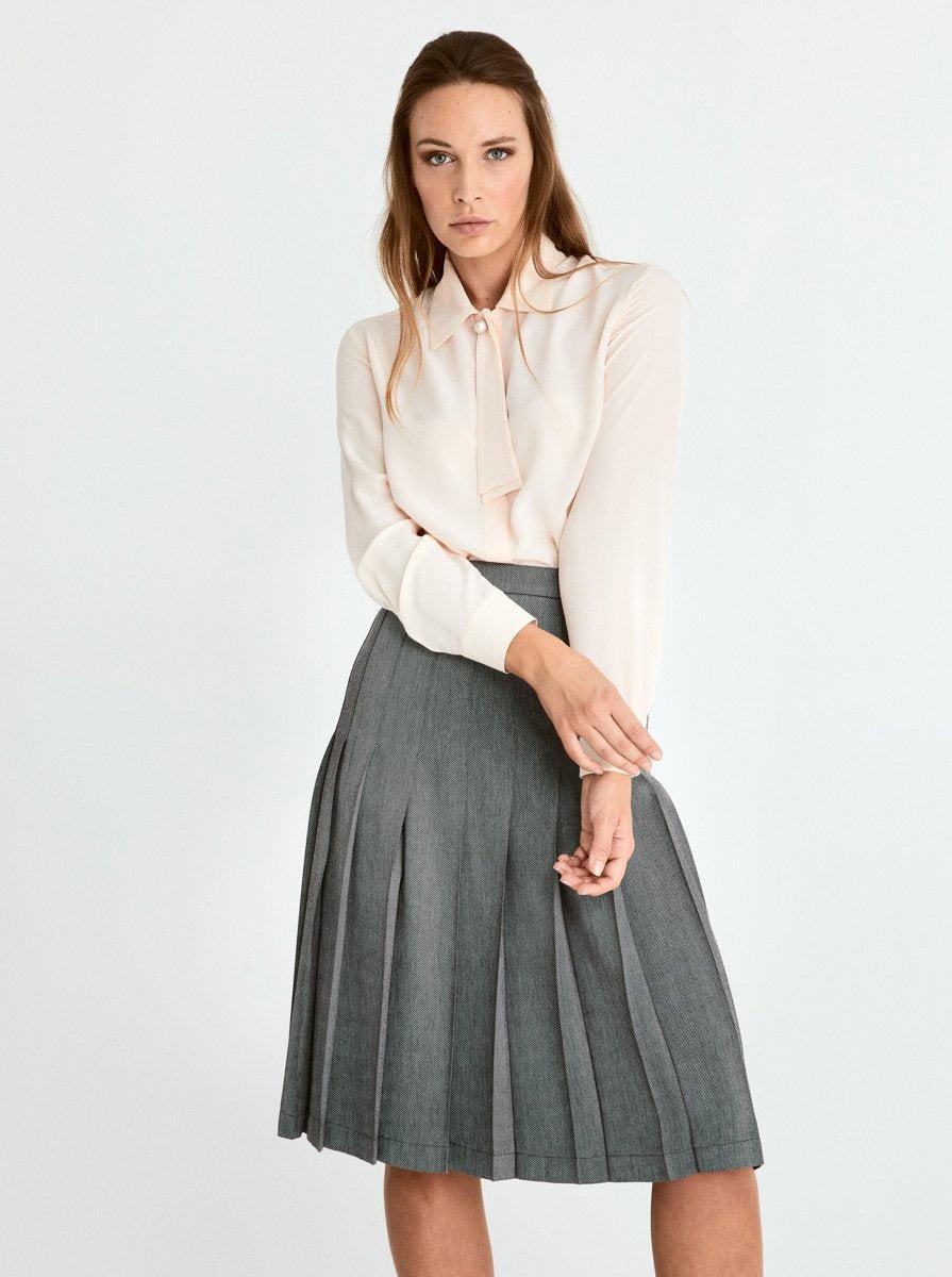 Buy Bailey Pleated A-line Skirt @ Love, Bonito Singapore | Shop Women's  Fashion Online | Love, Bonito SG