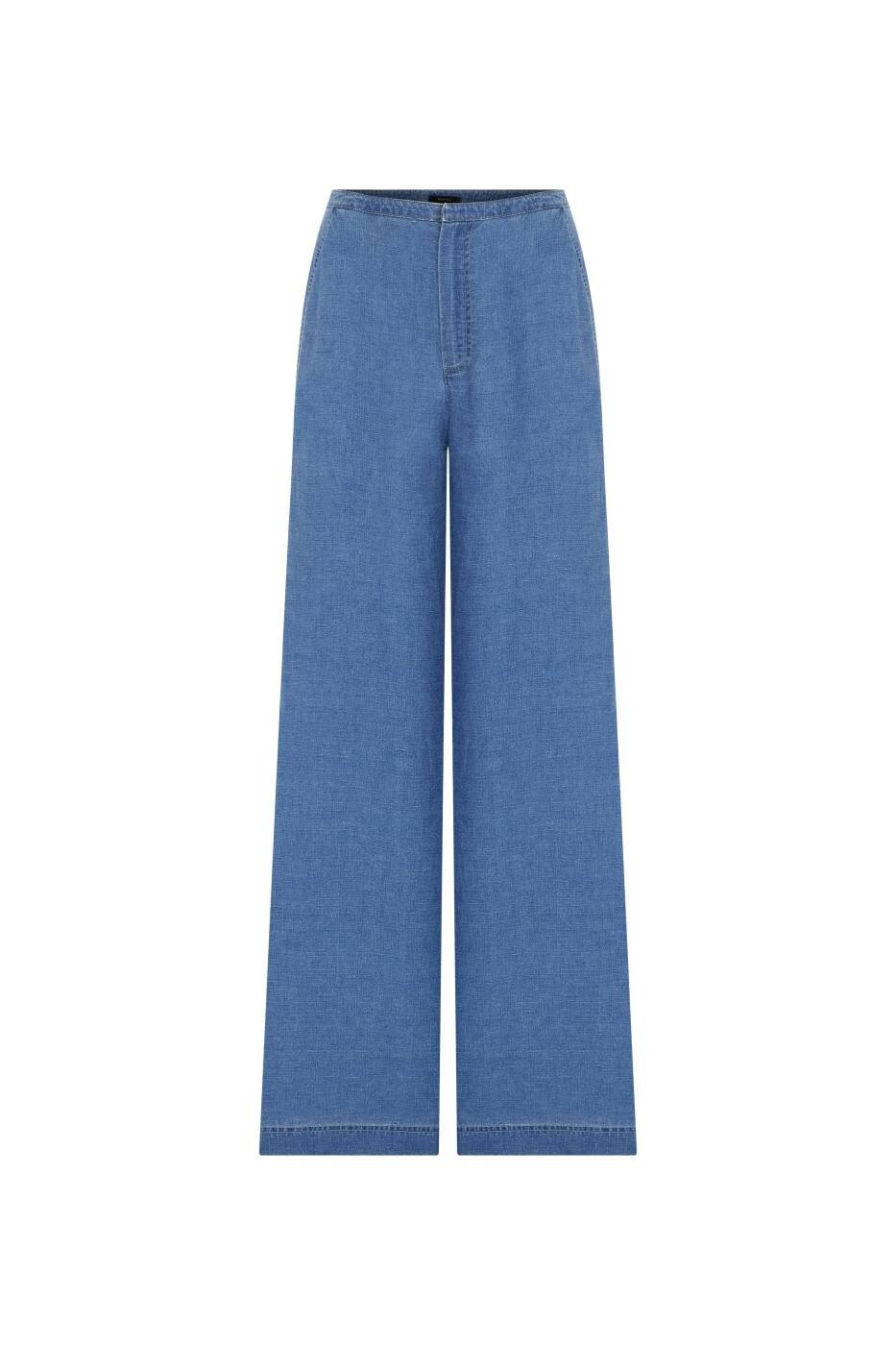Jeans vibe baggy Trousers --[NAVY]