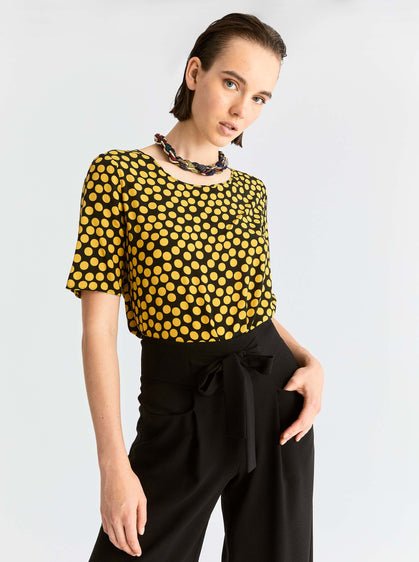 Wide Leg Bow-Belted Pant