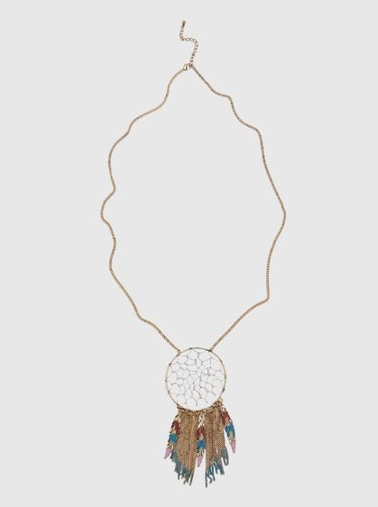 ROMAN USA-DREAM CATCHER NECKLACE-